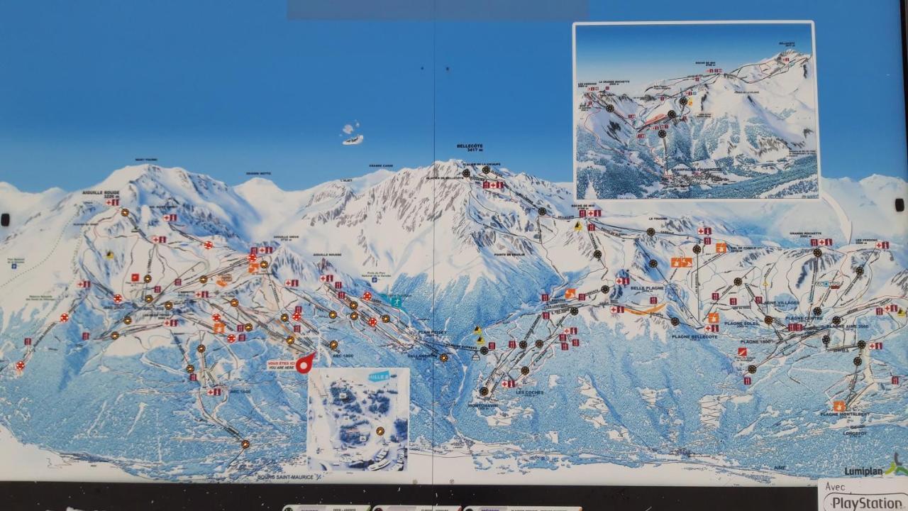 Bourg St Maurice Les Arcs 1800 Charvet Belles Challes Vue Panoramique, Nature, Bien Etre, Paisible, Espace Luaran gambar